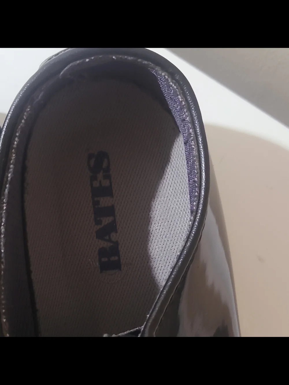 Bates Black Patent Leather Oxford Dress Shoes